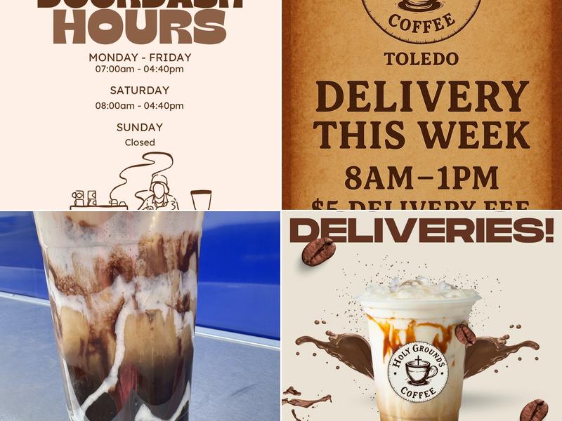 Holy grounds coffee llc 507 Iowa Ave W, Marshalltown