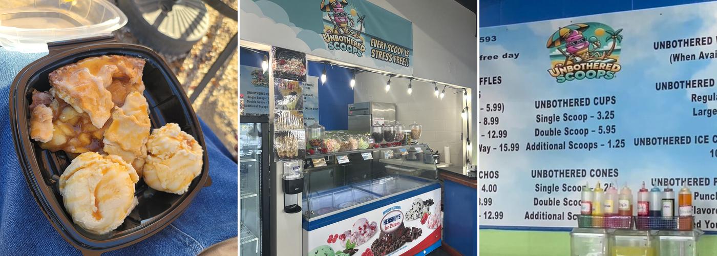 Unbothered Scoops Menu