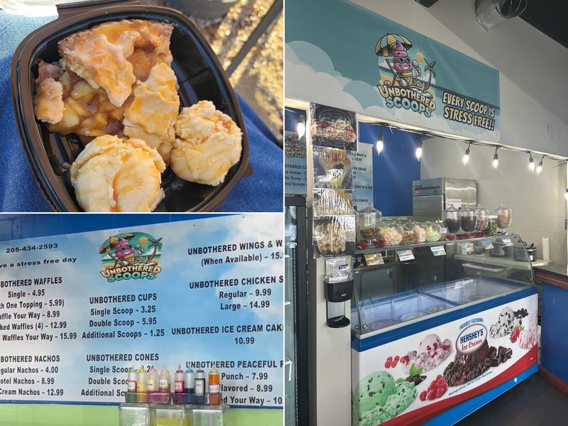 Unbothered Scoops Menu