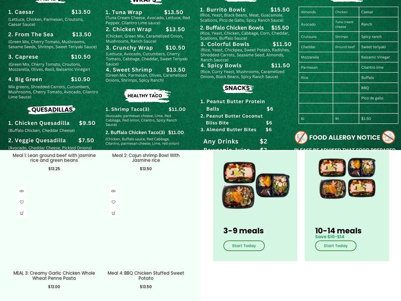 EatFit 247 | Healthy Food Restaurant | Healthy Meal Beverly Menu