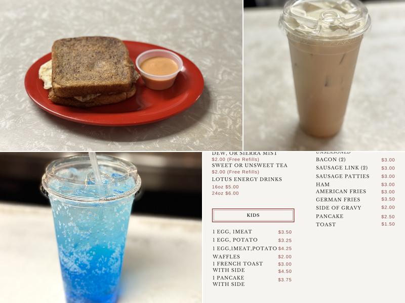 Emily’s Kitchen Menu