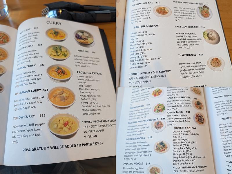 Thai Basil Big Sky Menu