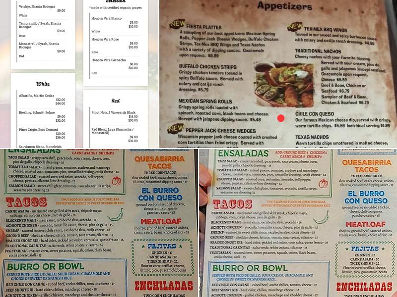 Chi-Chi's Menu