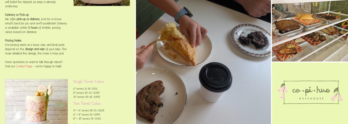 Copihue Bakehouse Menu