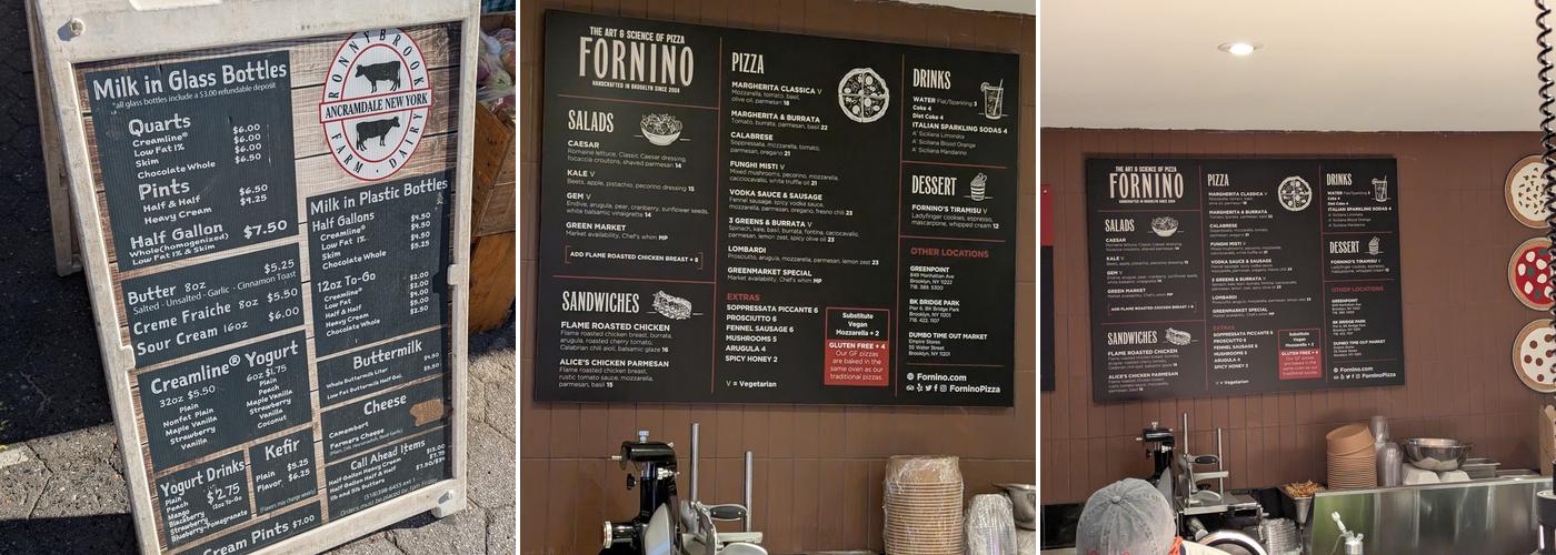 Time Out Market Union Square Menu