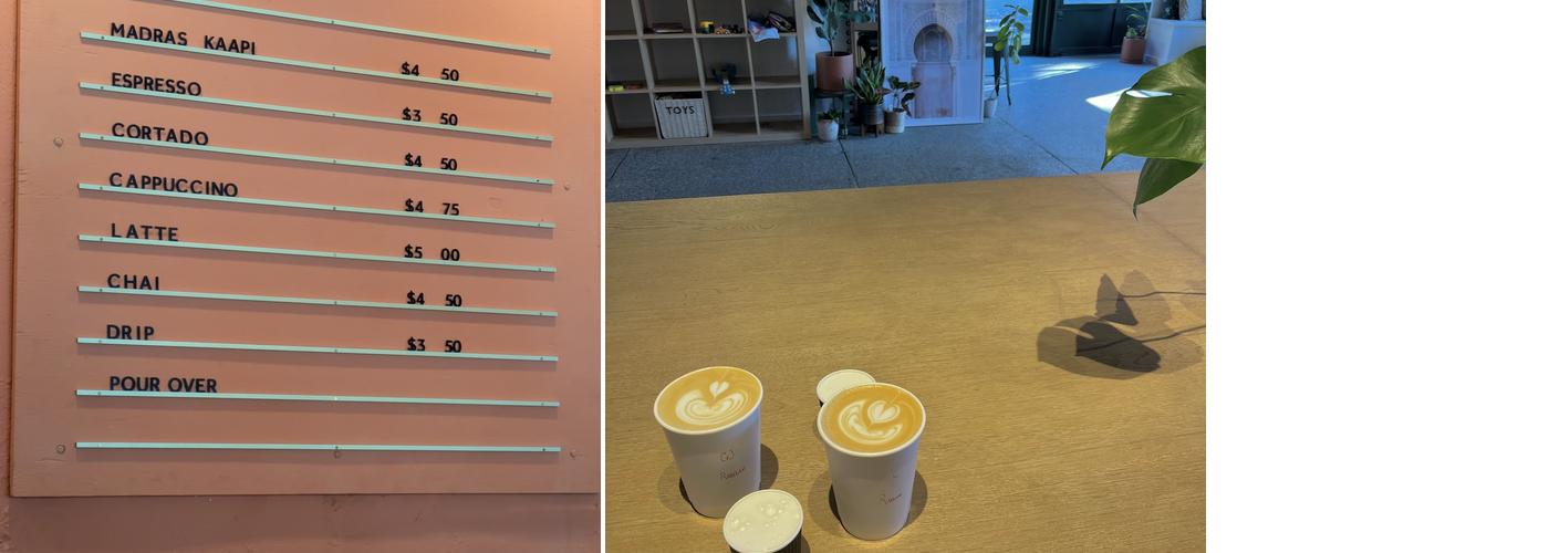 RAANI COFFEE ROASTERS Menu