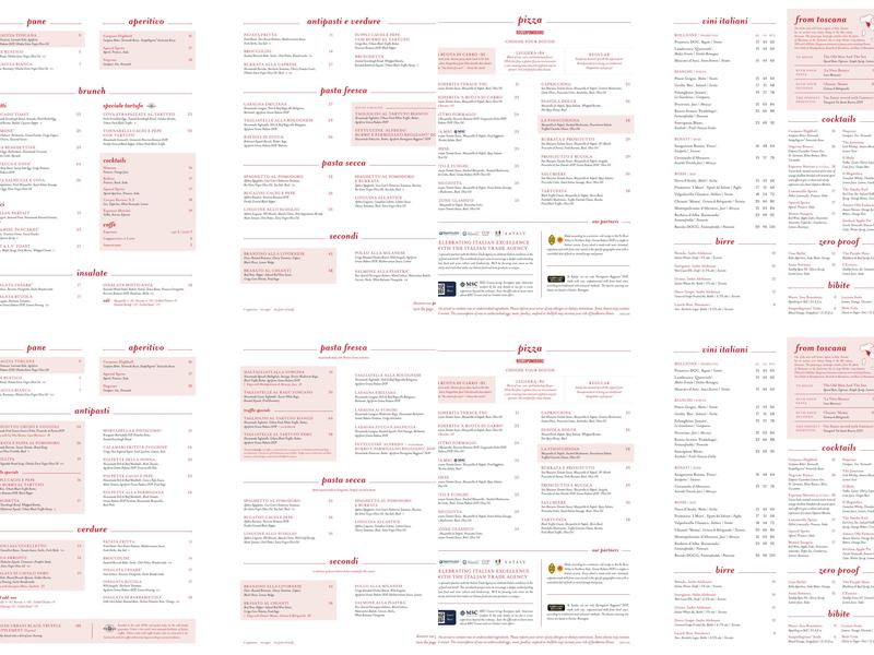 Eataly Don Mills Menu