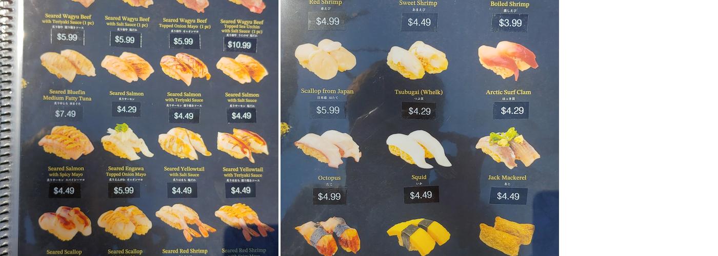 Waka Sakura Irvine Menu