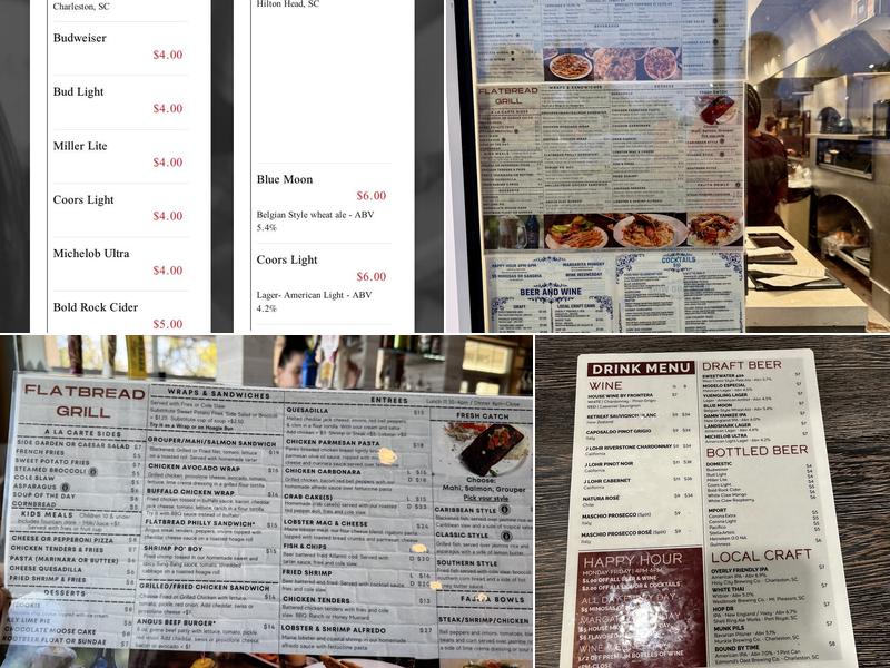 Flatbread Grill & Bar Bluffton Menu