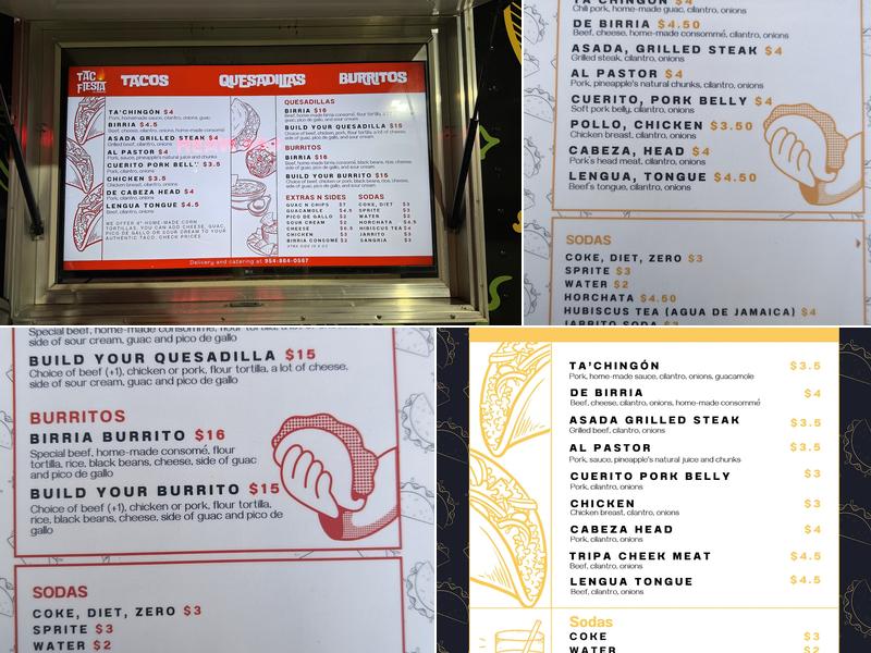 Taco Fiesta El Chingon Menu