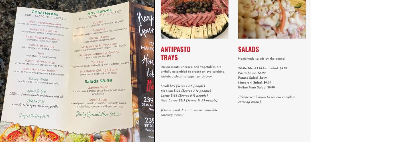 Neapolitan Gourmet II d/b/a Neapolitan II Menu