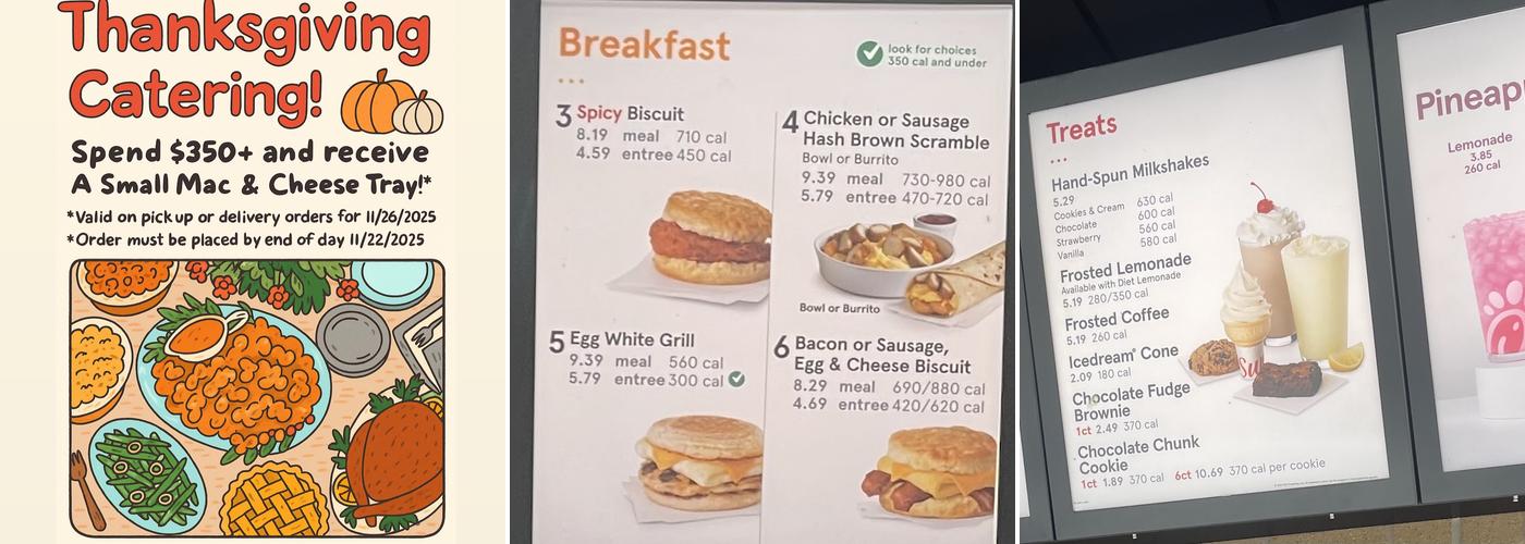 Chick-fil-A Menu