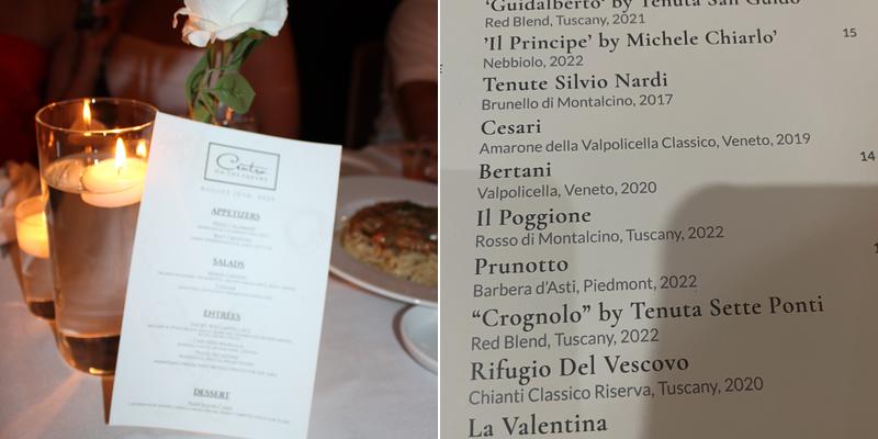 Centro On The Square Menu