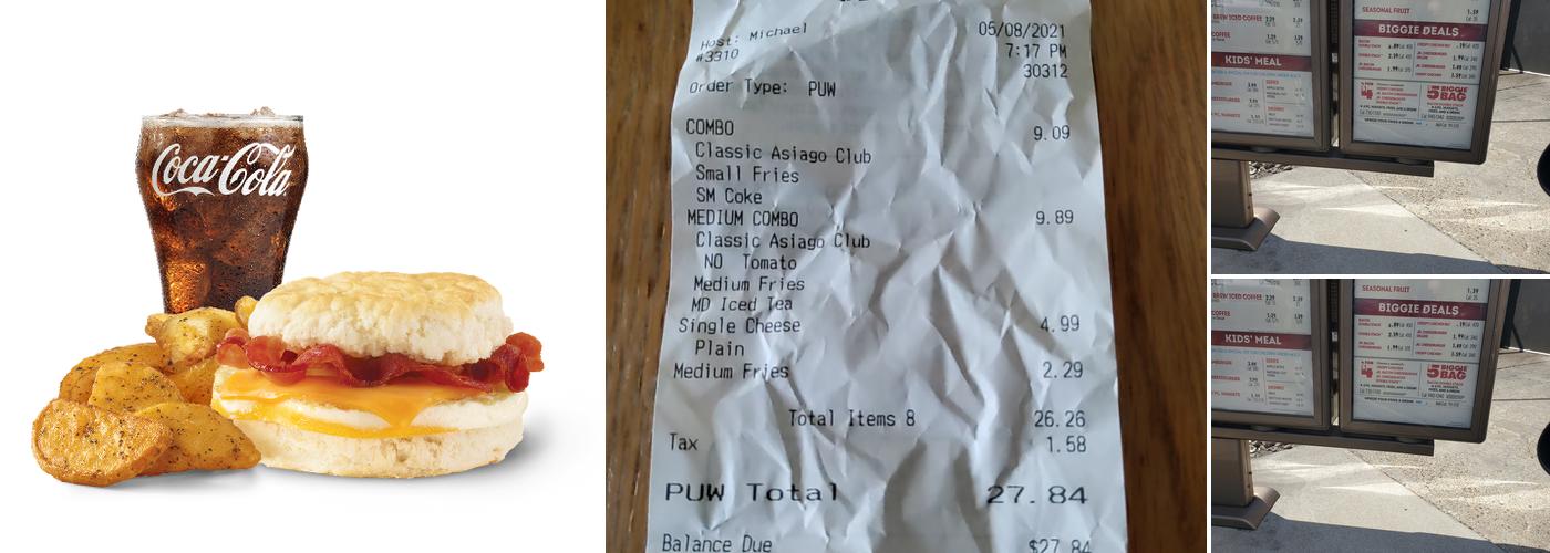 Wendy's Menu