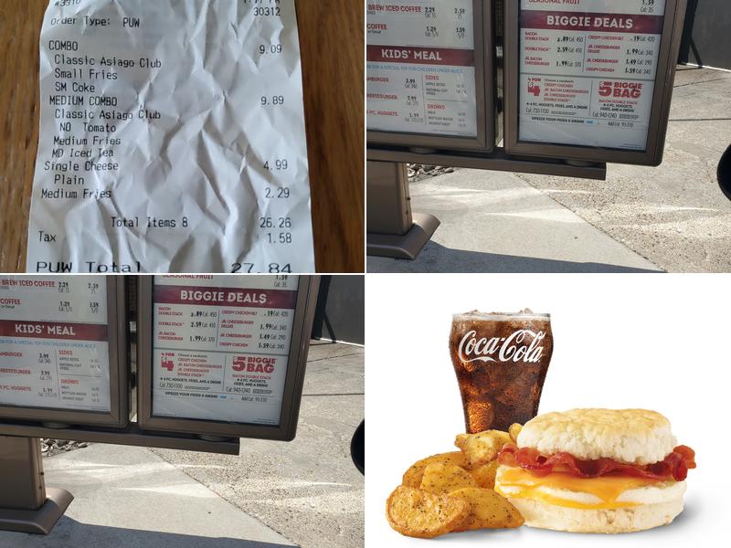 Wendy's Menu