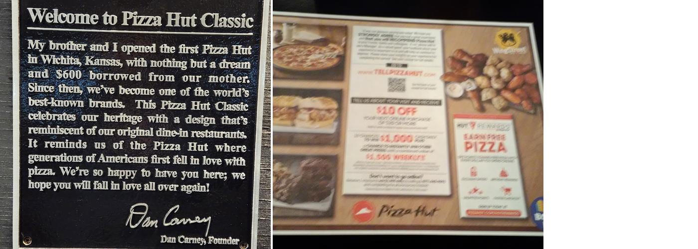 Pizza Hut Menu