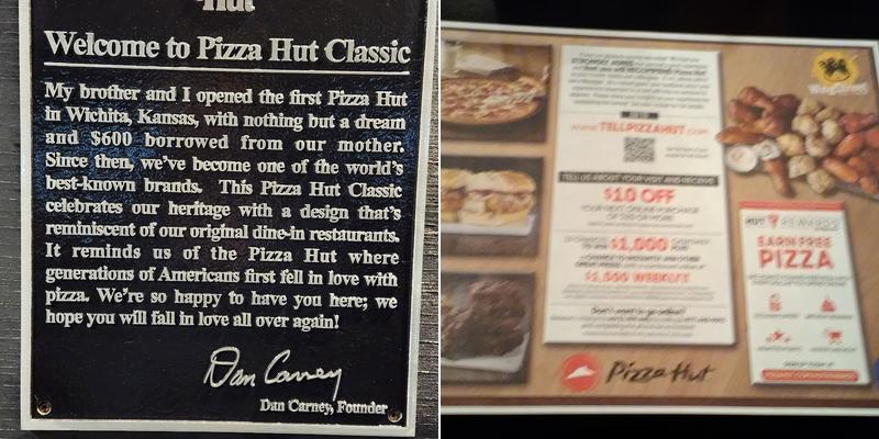 Pizza Hut Menu