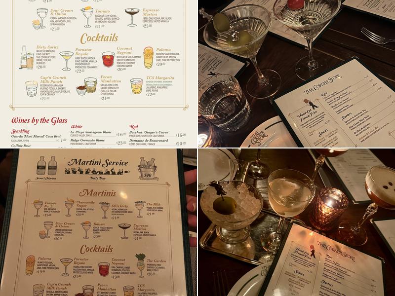 The Corner Store Menu