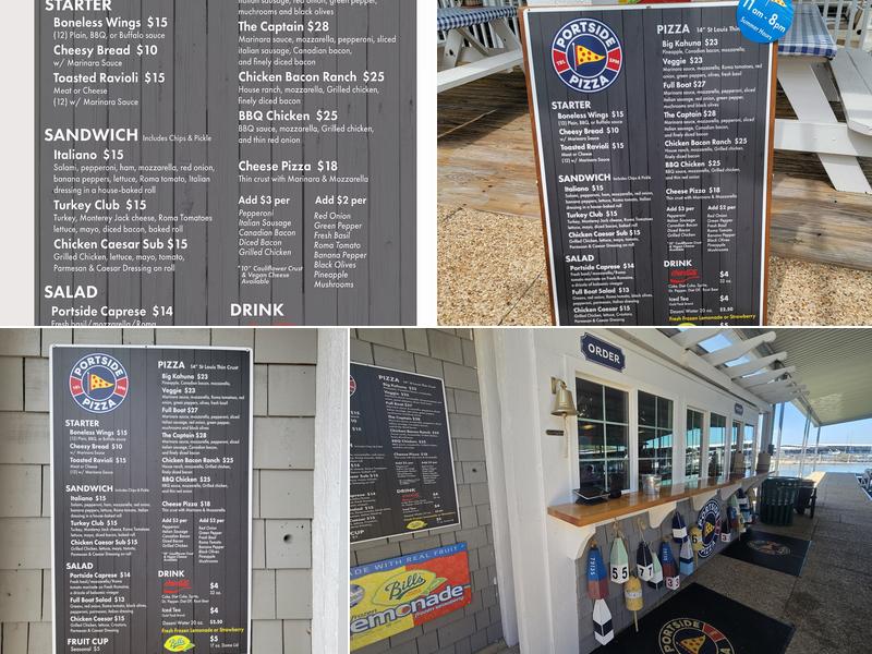 Portside Pizza Menu