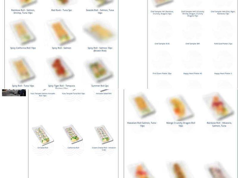 ZENSHI Handcrafted Sushi Menu