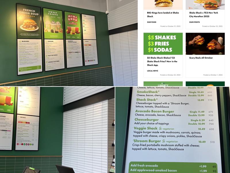 Shake Shack Brea Menu