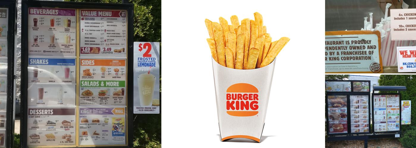 Burger King Menu