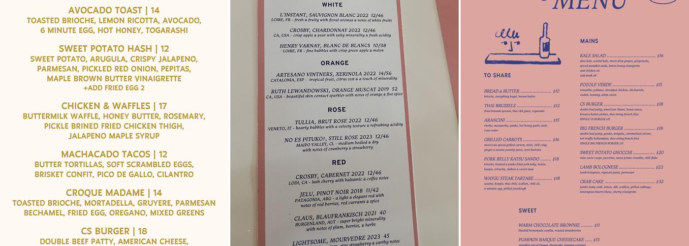 danny's Menu