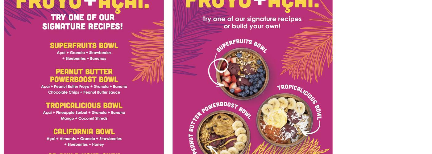 Acai Superfruits by Menchie's Menu