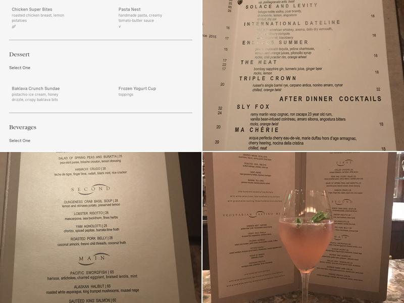 Studio Mediterranean Menu