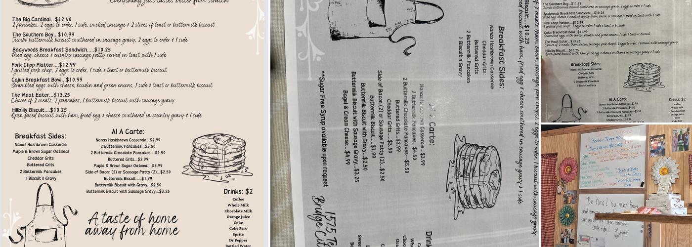 Scratch Kitchen Menu