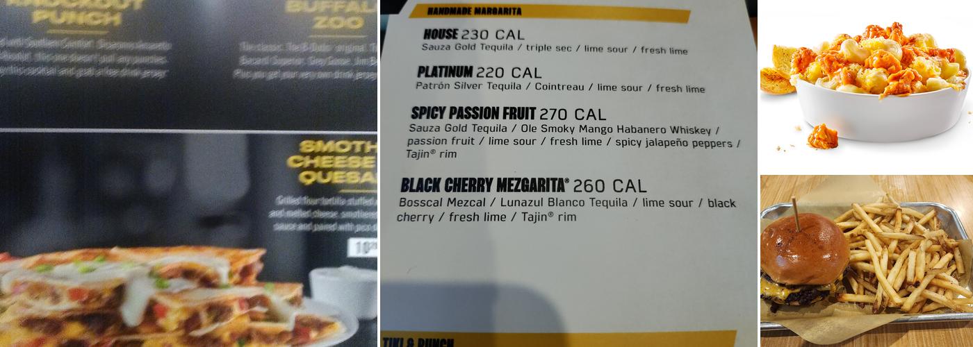 Buffalo Wild Wings Menu