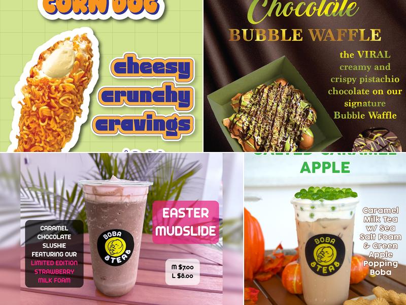 BOBA 8TEA8 Menu