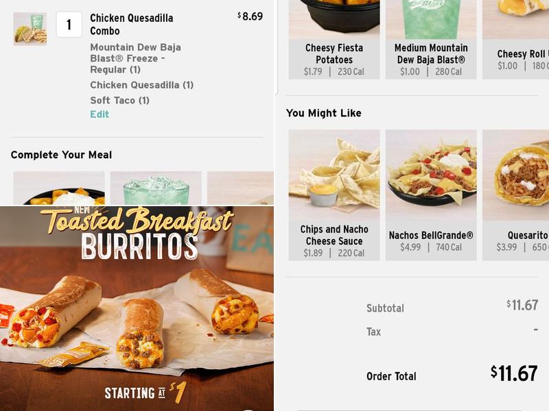 Taco Bell Menu