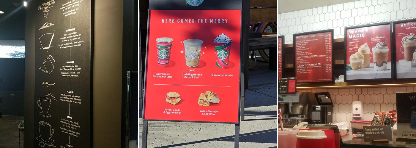 Starbucks Menu