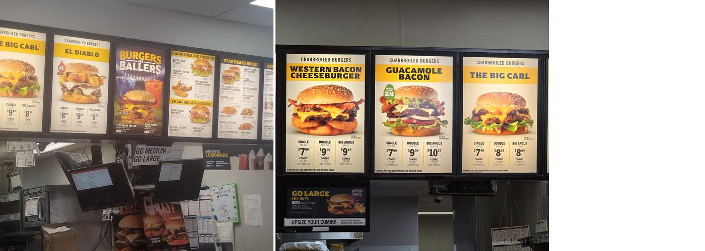 Carl’s Jr. Menu