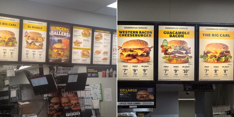 Carl’s Jr. Menu