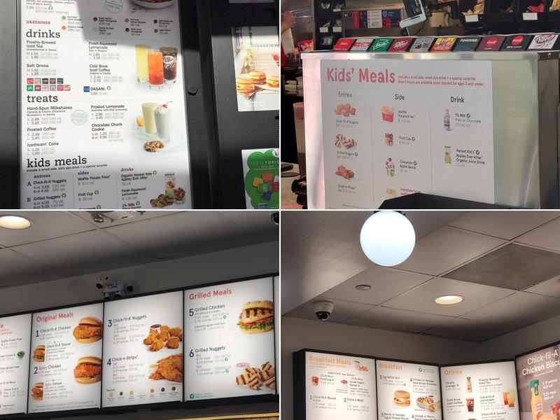 Chick-fil-A Menu