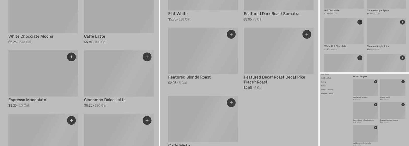 Starbucks Menu