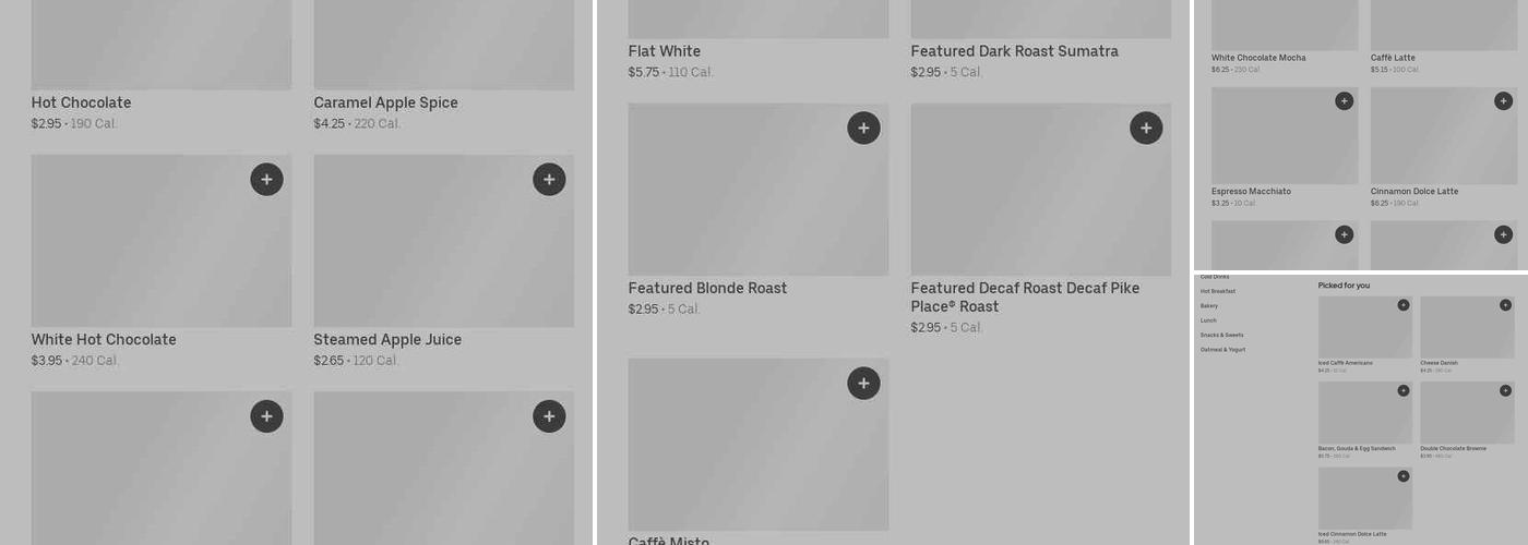 Starbucks Menu