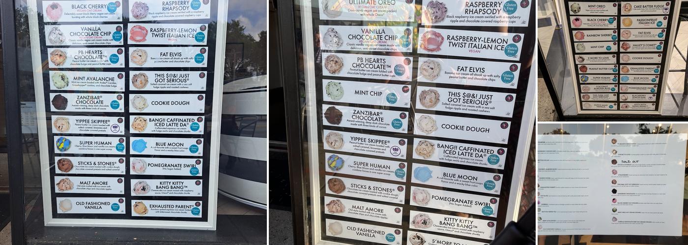 Parlor on Central Menu