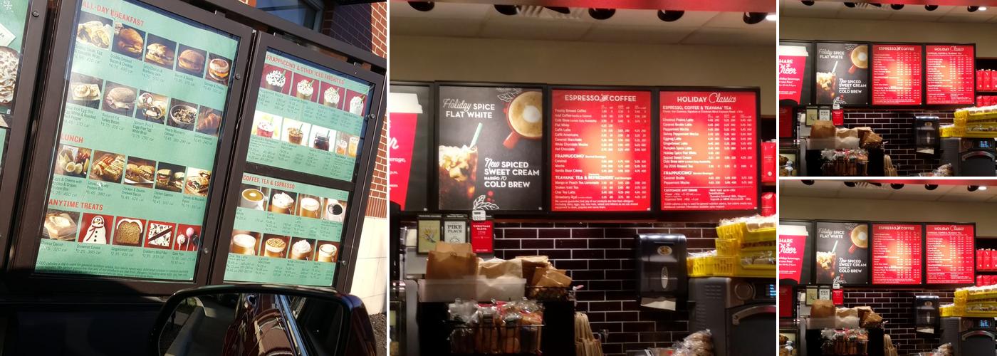 Starbucks Menu