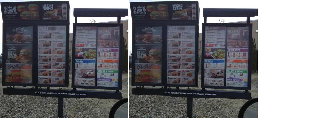 Burger King Menu