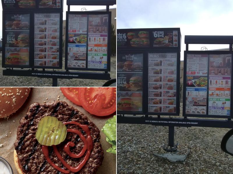 Burger King Menu