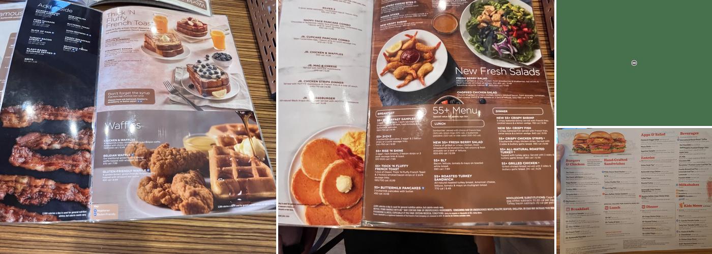 IHOP Menu