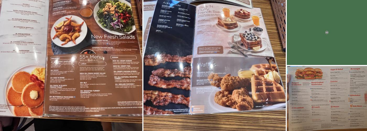 IHOP Menu