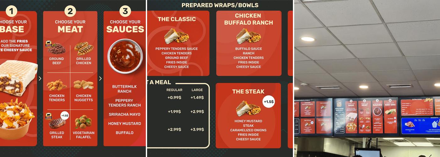 Fries Inside Menu