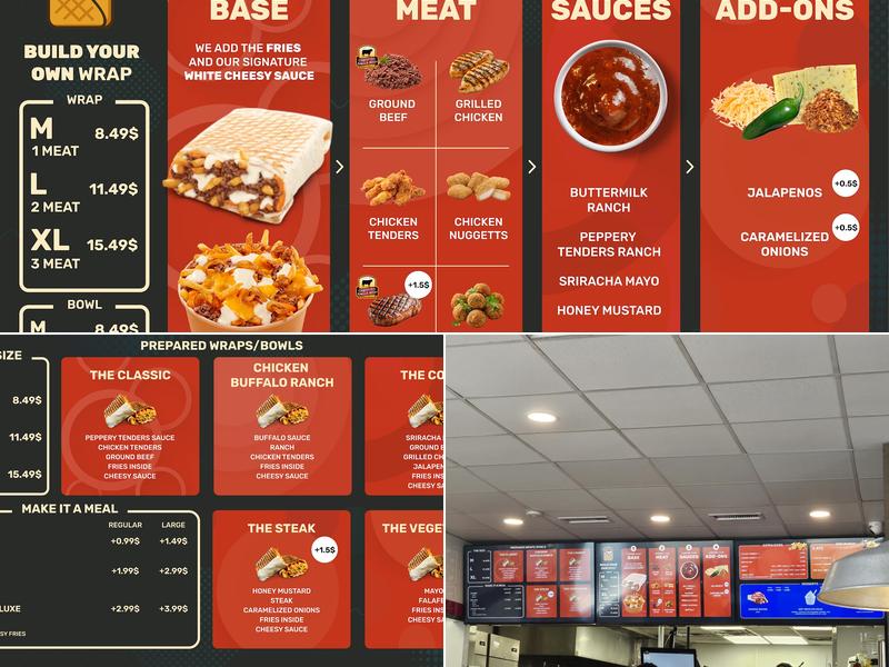 Fries Inside Menu