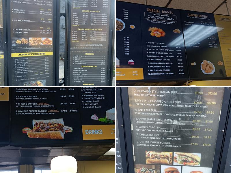 MVP's Chicken and Fish (Cleveland) Menu