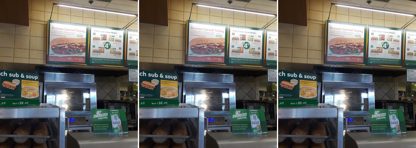 Subway Menu