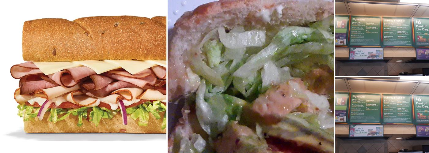 Subway Menu
